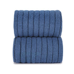 Tights ribbed basic - cobalt