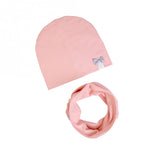 Hat and scarf set Pink
