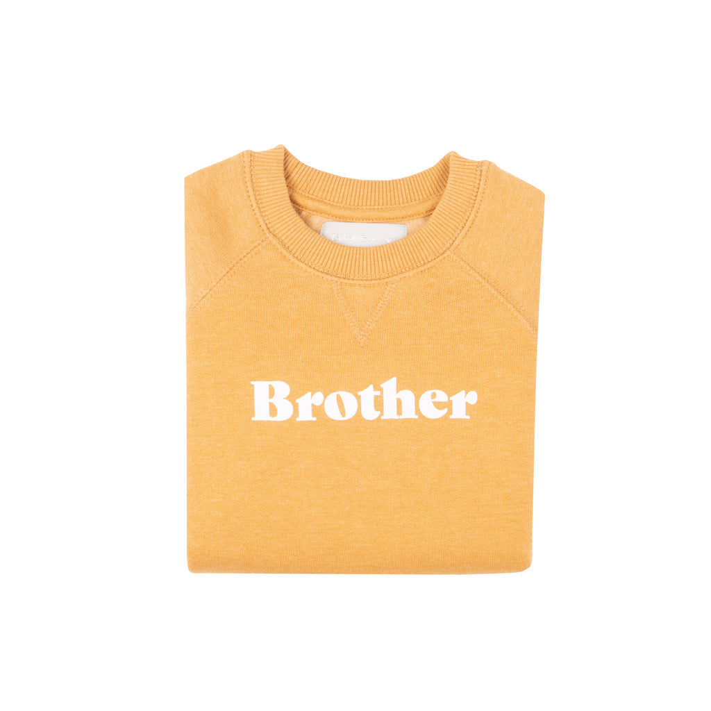 Sweater "Brother" Mustard Yellow - MintMouse (Unicorner Concept Store)