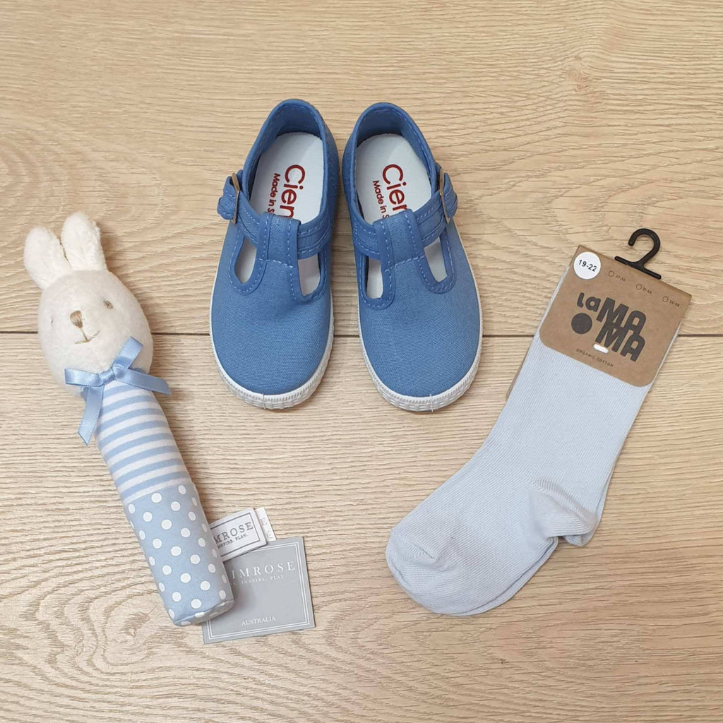 Cienta T-bar shoe with buckle - blue - MintMouse (Unicorner Concept Store)