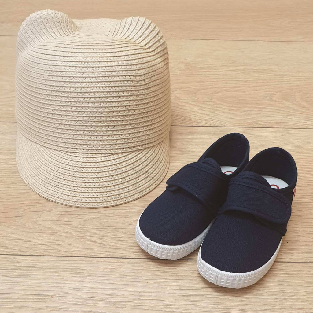 Cienta Velcro strap - navy blue - MintMouse (Unicorner Concept Store)