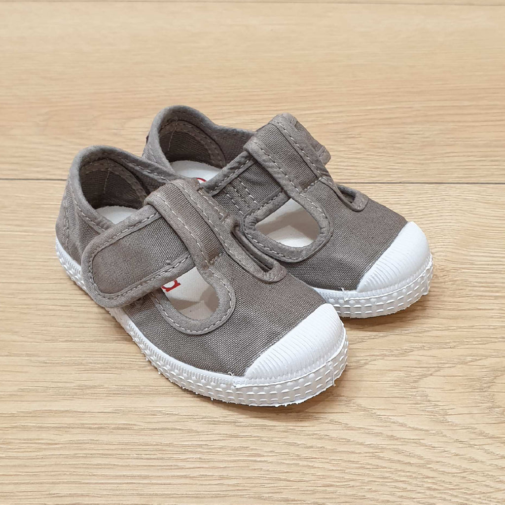 Cienta Fabric Open shoe - light grey (77777-170) - MintMouse (Unicorner Concept Store)