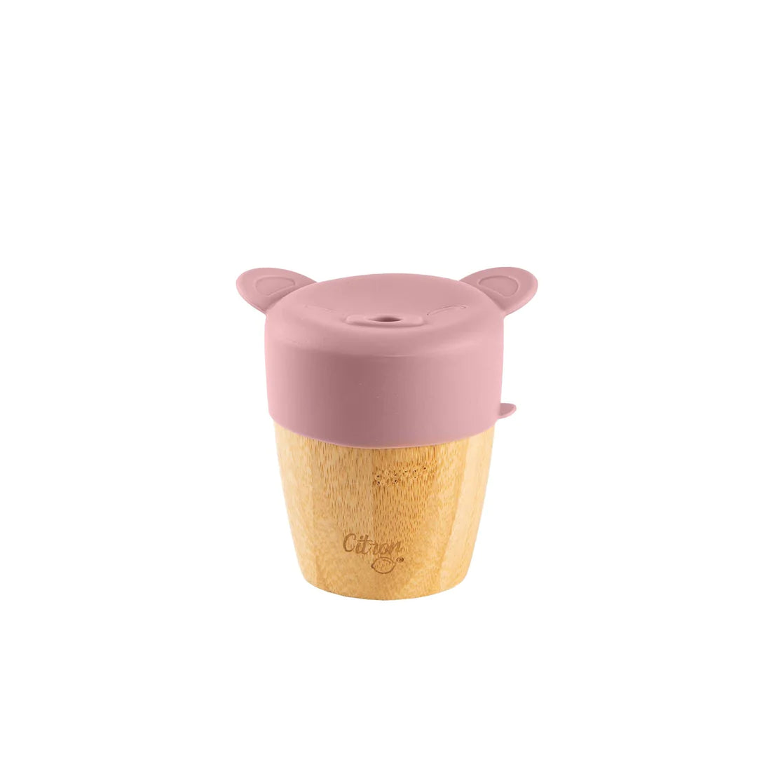 Bamboo Cup with lid and straw - Blush Pink - MintMouse (Unicorner Concept Store)