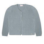 Cardigan garter stitch - dry green