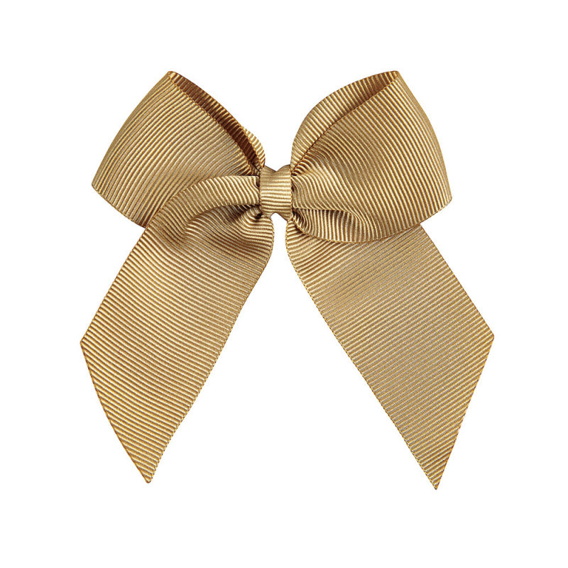 Hairclip with grossgrain bow MUSTARD - MintMouse (Unicorner Concept Store)