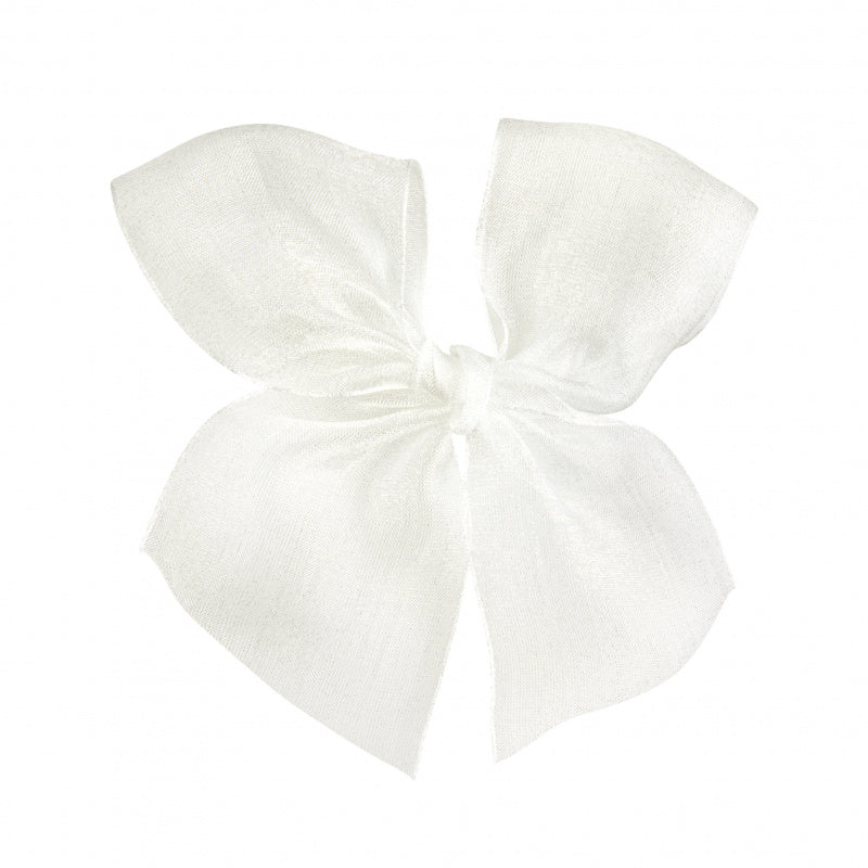 HAIRCLIP WITH ORGANZA BOW CREAM - MintMouse (Unicorner Concept Store)