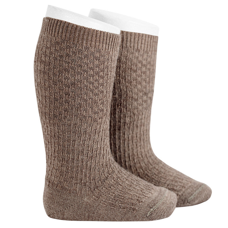Merino wool-blend patterned knee socks TRUNK - MintMouse (Unicorner Concept Store)
