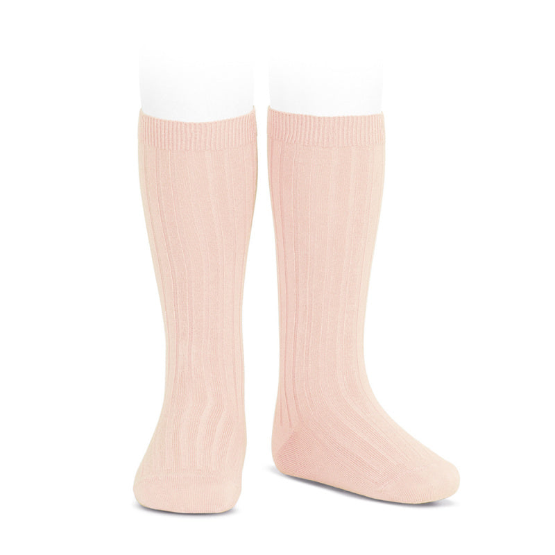 Basic rib knee high socks NUDE - MintMouse (Unicorner Concept Store)