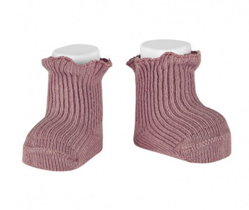 WARM COTTON RIBBED SOCKS WITH CURLING IRIS - MintMouse (Unicorner Concept Store)