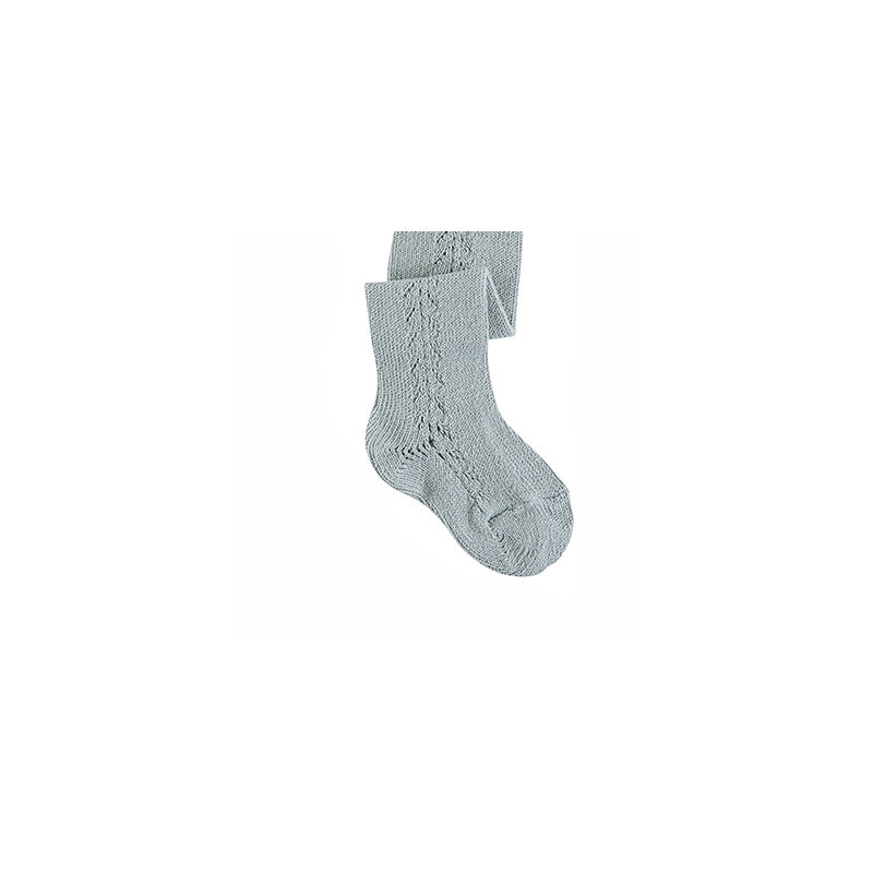 Side openwork warm tights  - DRY GREEN - MintMouse (Unicorner Concept Store)