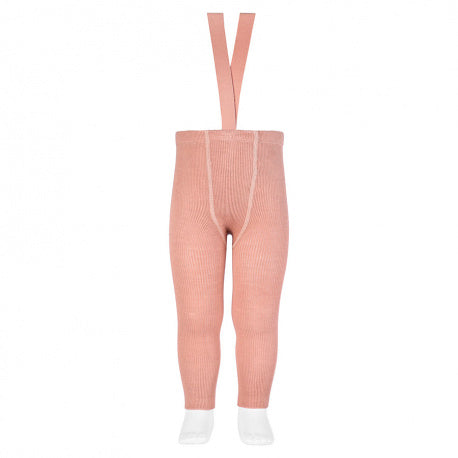 Tights with elastic suspenders Merino wool blend ribbed - Make up - MintMouse (Unicorner Concept Store)