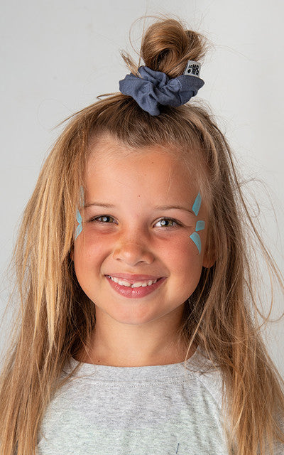 Scrunchie  dirty blue