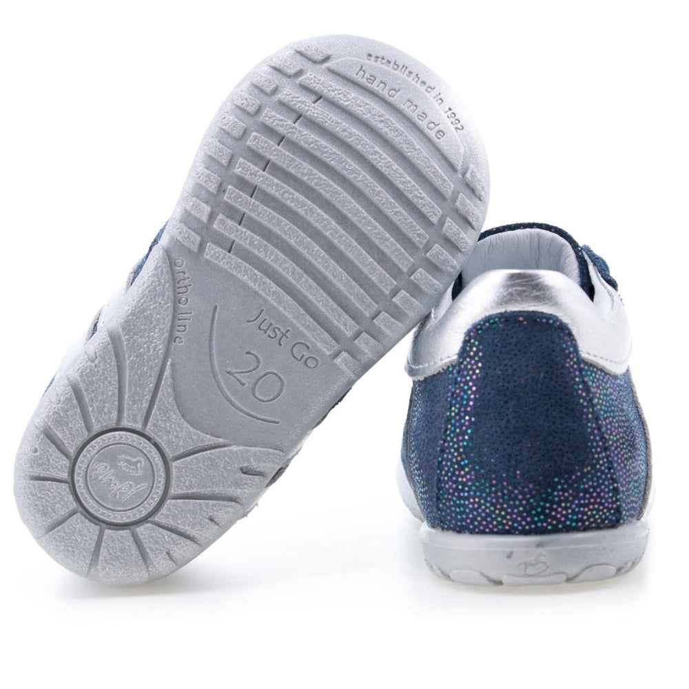 (2045-19) Emel Blue Lace Up First Shoes - MintMouse (Unicorner Concept Store)