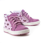 (2624) Purple Hearts Lace Up Sneakers - MintMouse (Unicorner Concept Store)