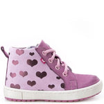 (2624) Purple Hearts Lace Up Sneakers - MintMouse (Unicorner Concept Store)
