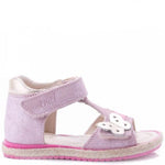 (2637-6)  Emel pink Velcro Sandals