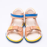 (2639-1) Emel cognac velcro sandals - MintMouse (Unicorner Concept Store)