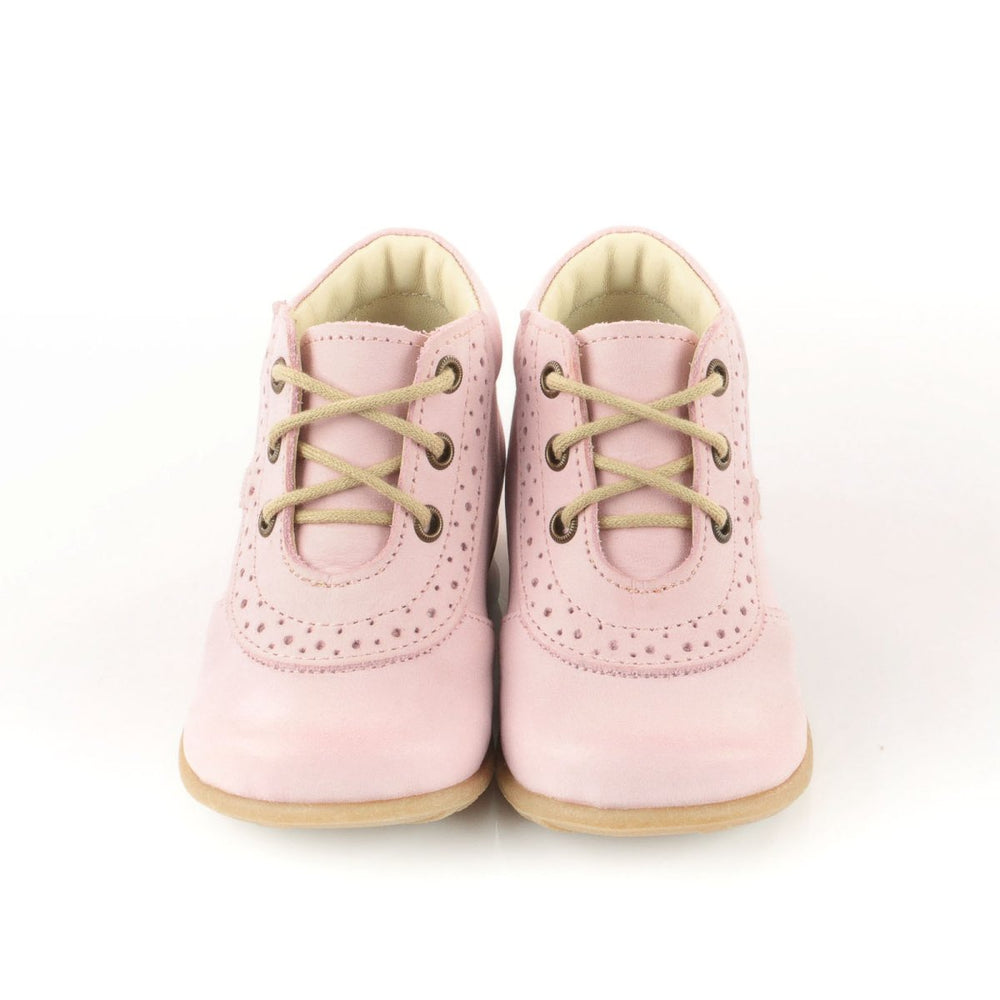(716-7) Emel Lace Up First Shoes pink - MintMouse (Unicorner Concept Store)