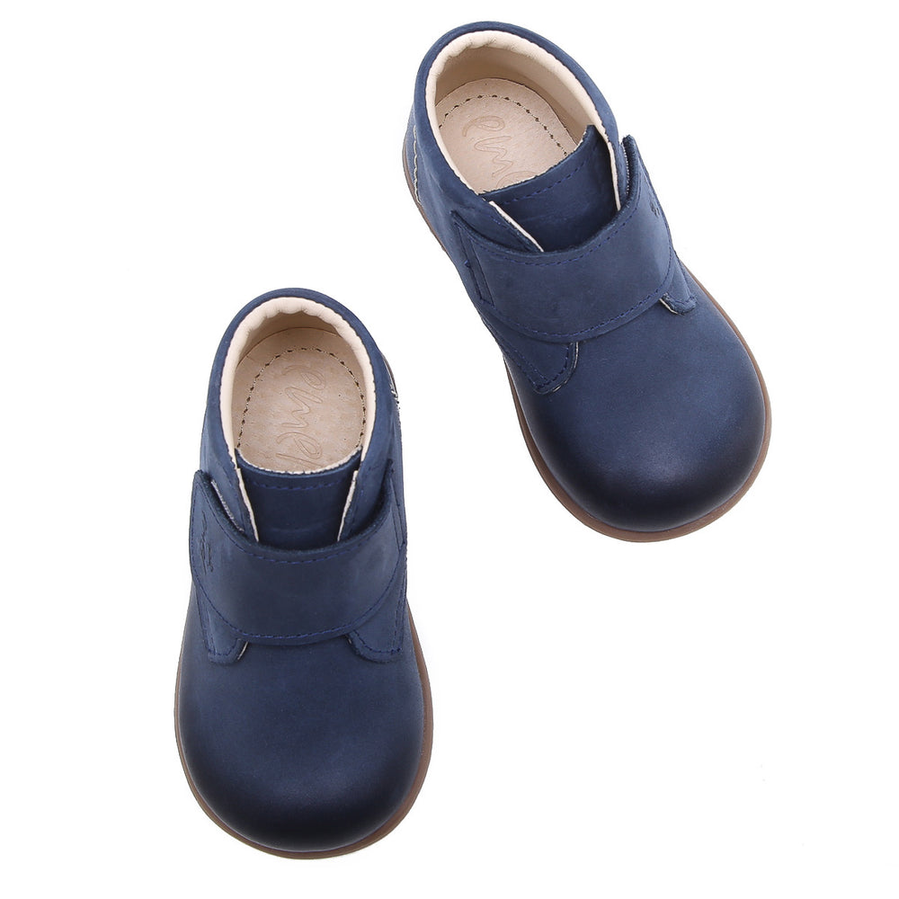 (ES 1077D-4) Emel first shoes velcro blue