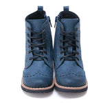 Emel blue winter Boots with zipper (1183) - MintMouse (Unicorner Concept Store)