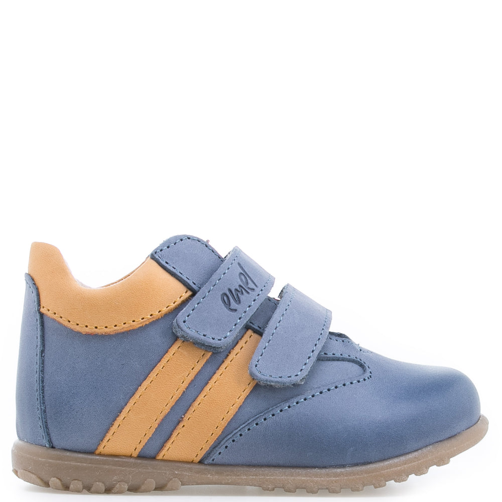 (2045D-5) Emel first shoes velcro blue