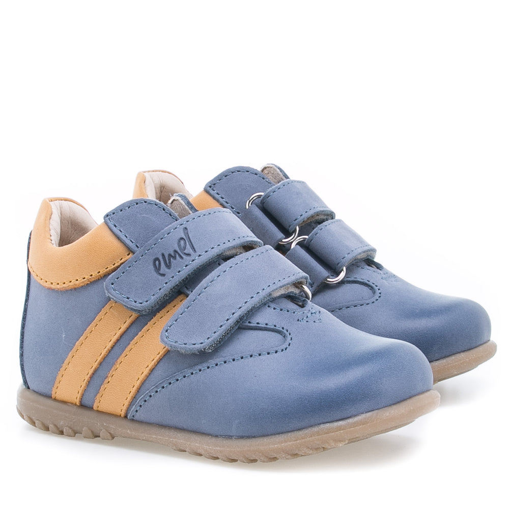 (2045D-5) Emel first shoes velcro blue - MintMouse (Unicorner Concept Store)