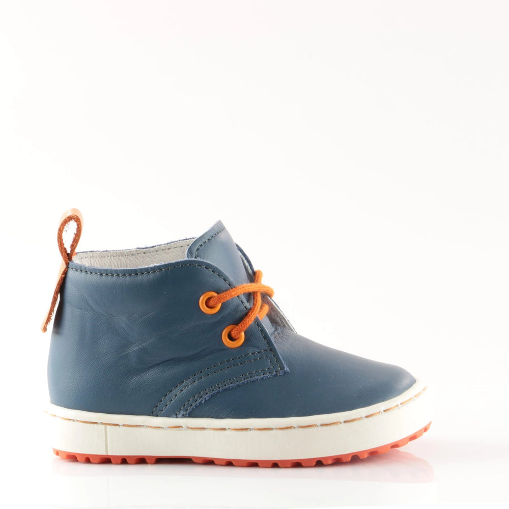 (2150-3/2242-3) Navy Orange Lace Up Trainers - MintMouse (Unicorner Concept Store)