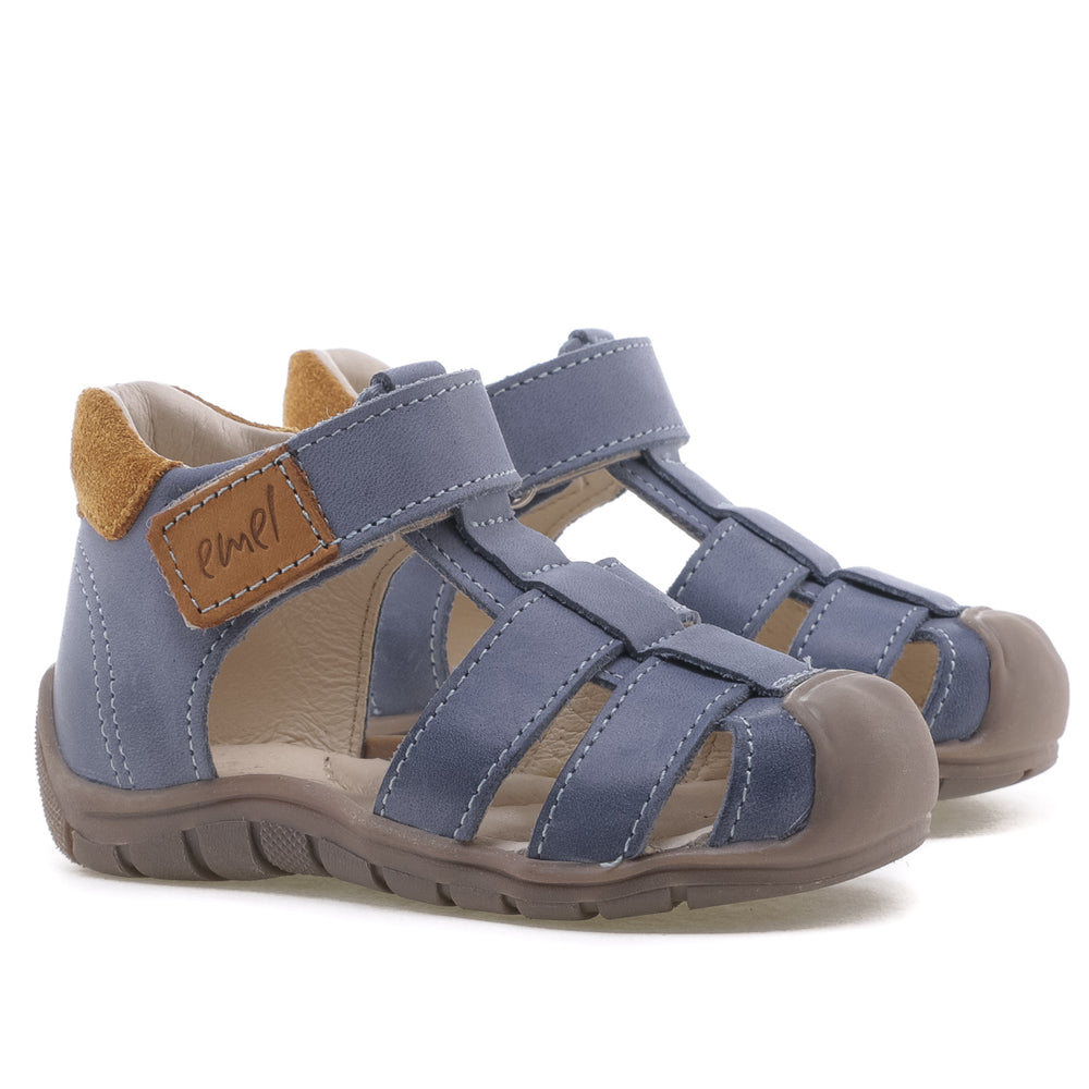 (2187A-6) Emel blue closed sandals - MintMouse (Unicorner Concept Store)