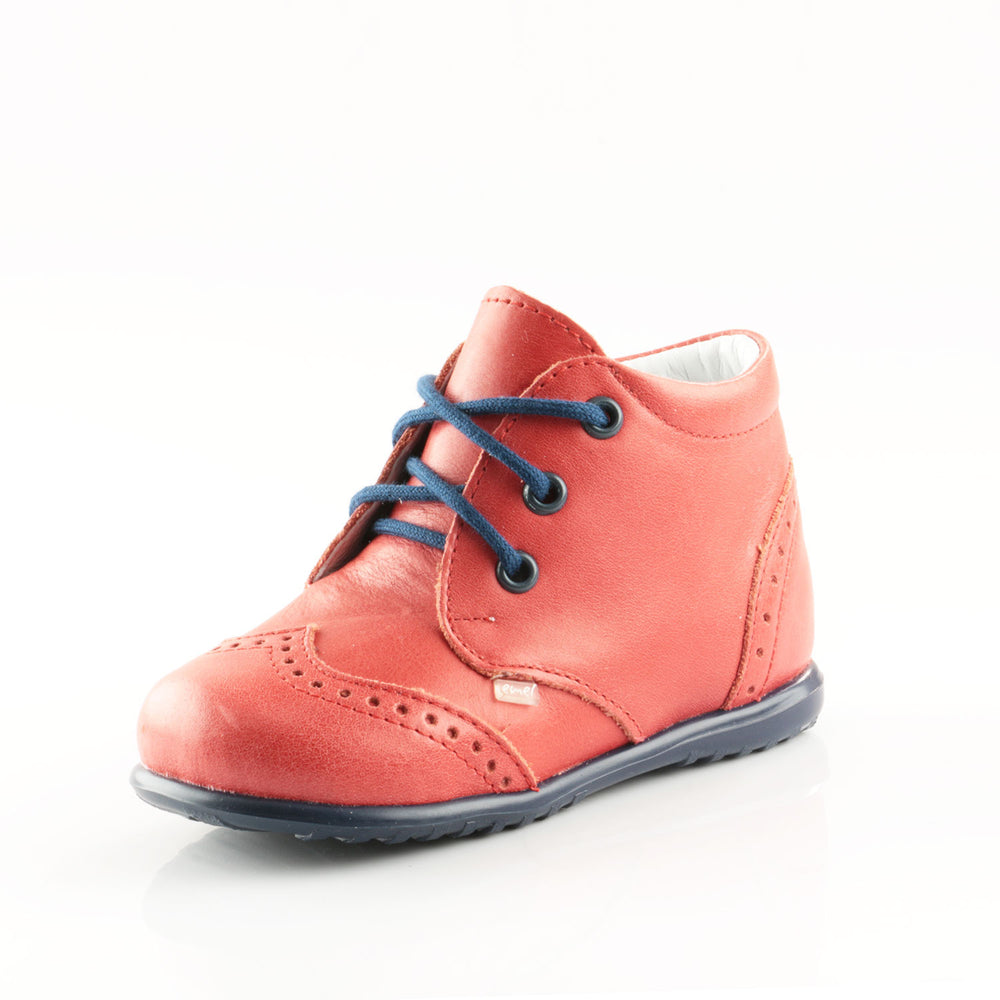 (2341-5) Emel first shoes - red brogue - MintMouse (Unicorner Concept Store)