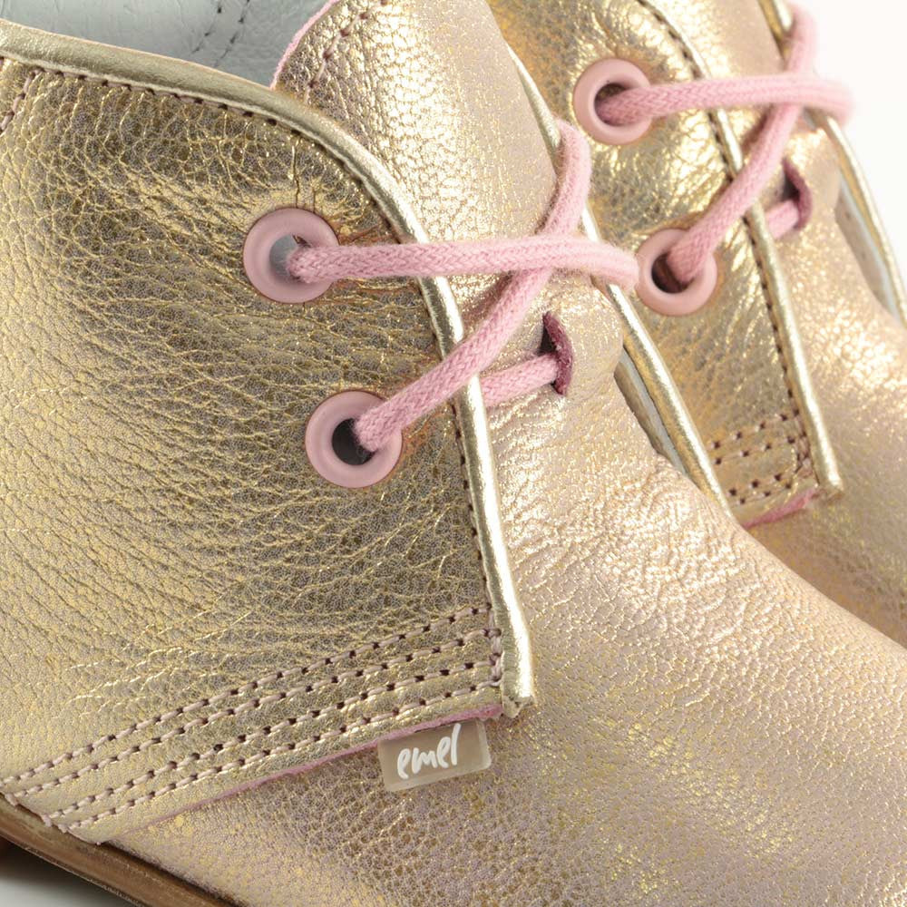 (2345-4) Emel Shiny Pink Lace Up Shoes - MintMouse (Unicorner Concept Store)