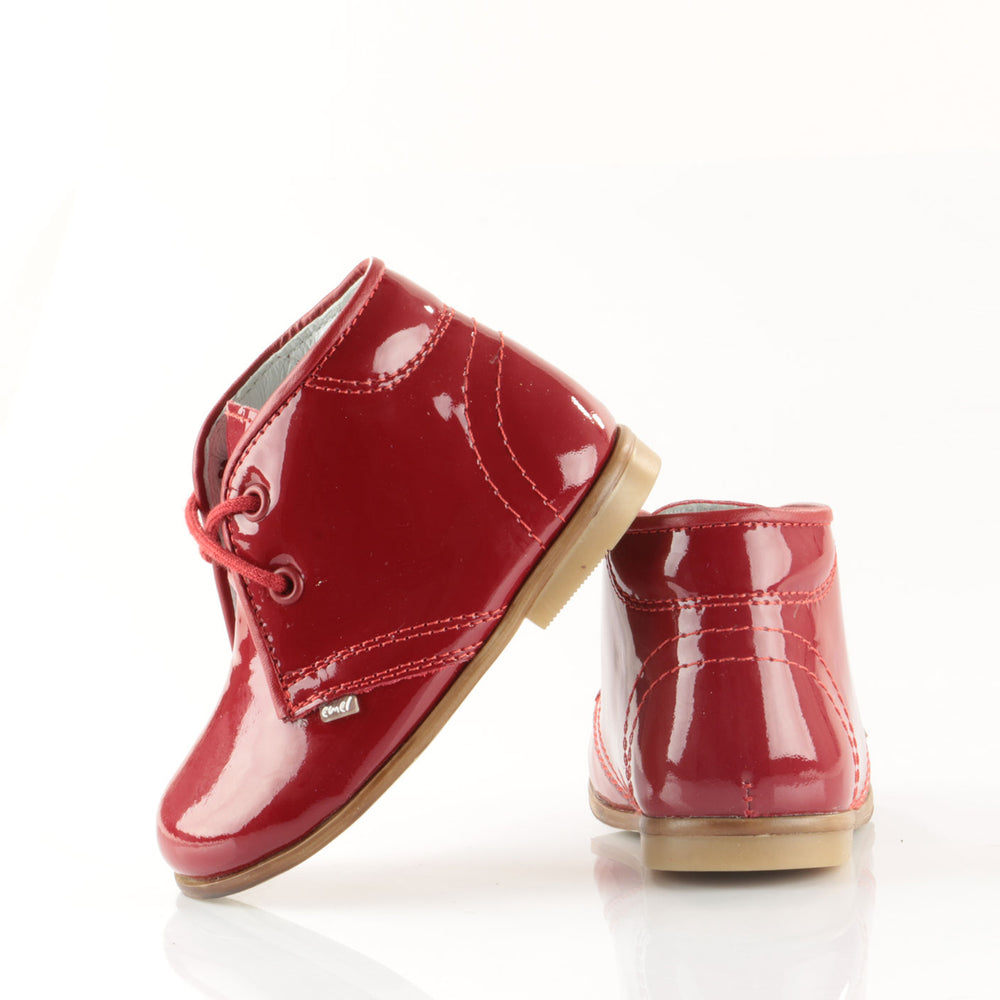 (2393-1) Emel red patent classic first shoes - MintMouse (Unicorner Concept Store)