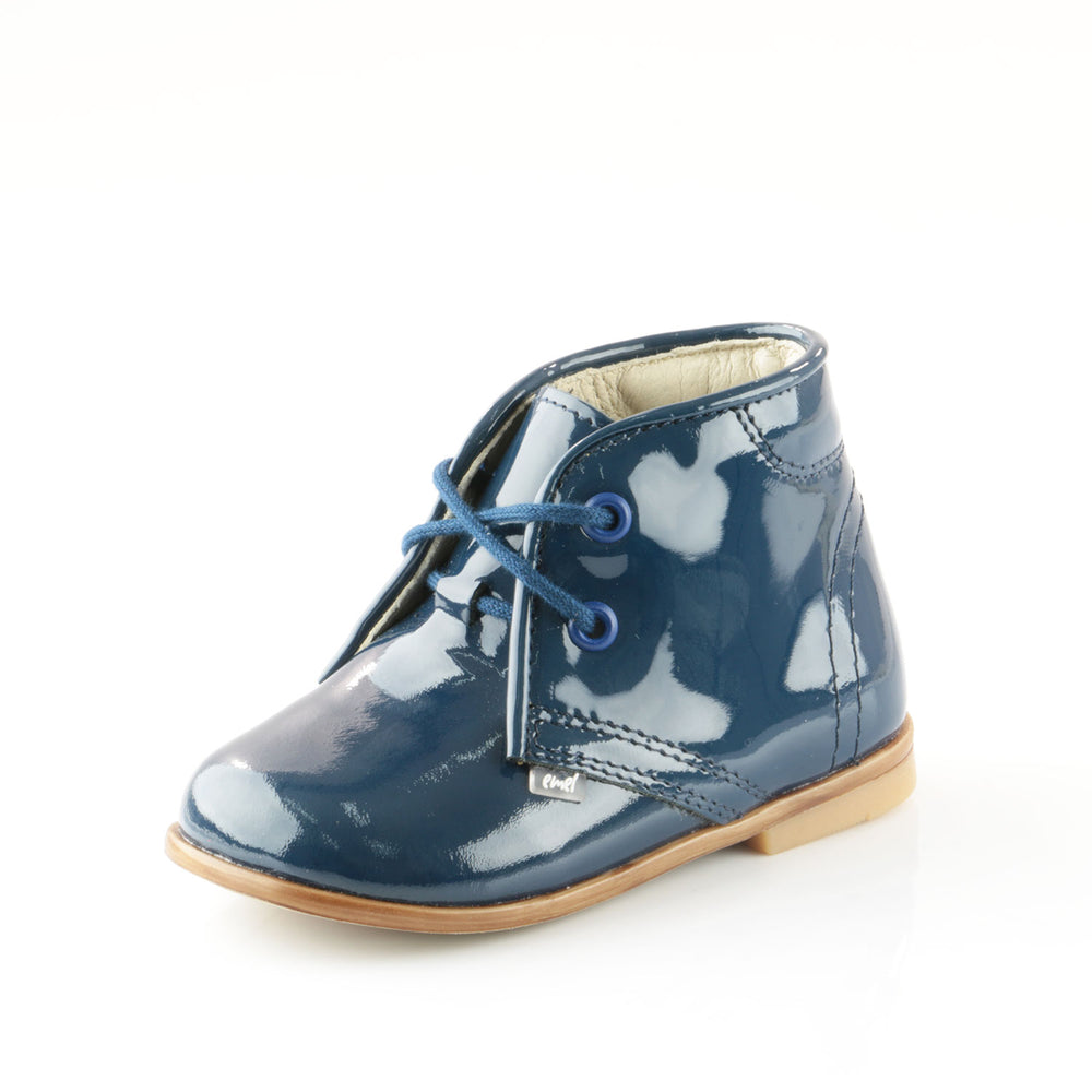 (2393-4) Emel blue patent classic first shoes - MintMouse (Unicorner Concept Store)