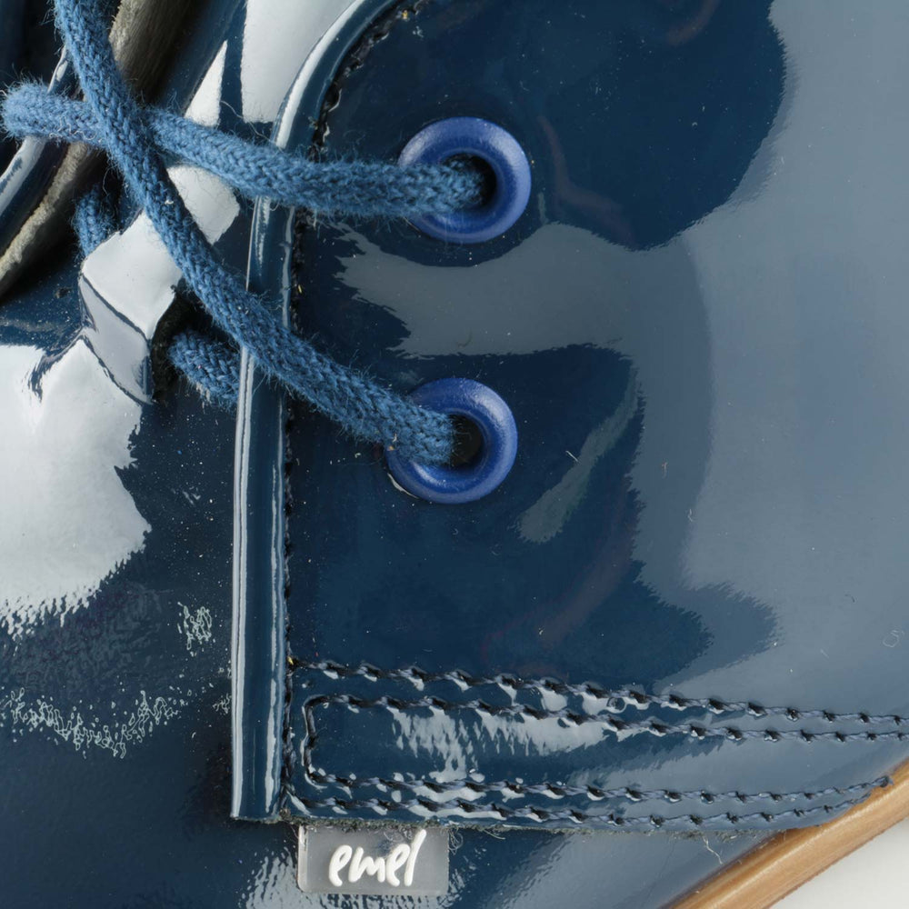 (2393-4) Emel blue patent classic first shoes - MintMouse (Unicorner Concept Store)