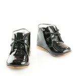 (2393) Emel Black Laque Lace Up Shoes - MintMouse (Unicorner Concept Store)