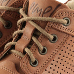 (2429-10) Emel brown Lace Up First Shoes - MintMouse (Unicorner Concept Store)