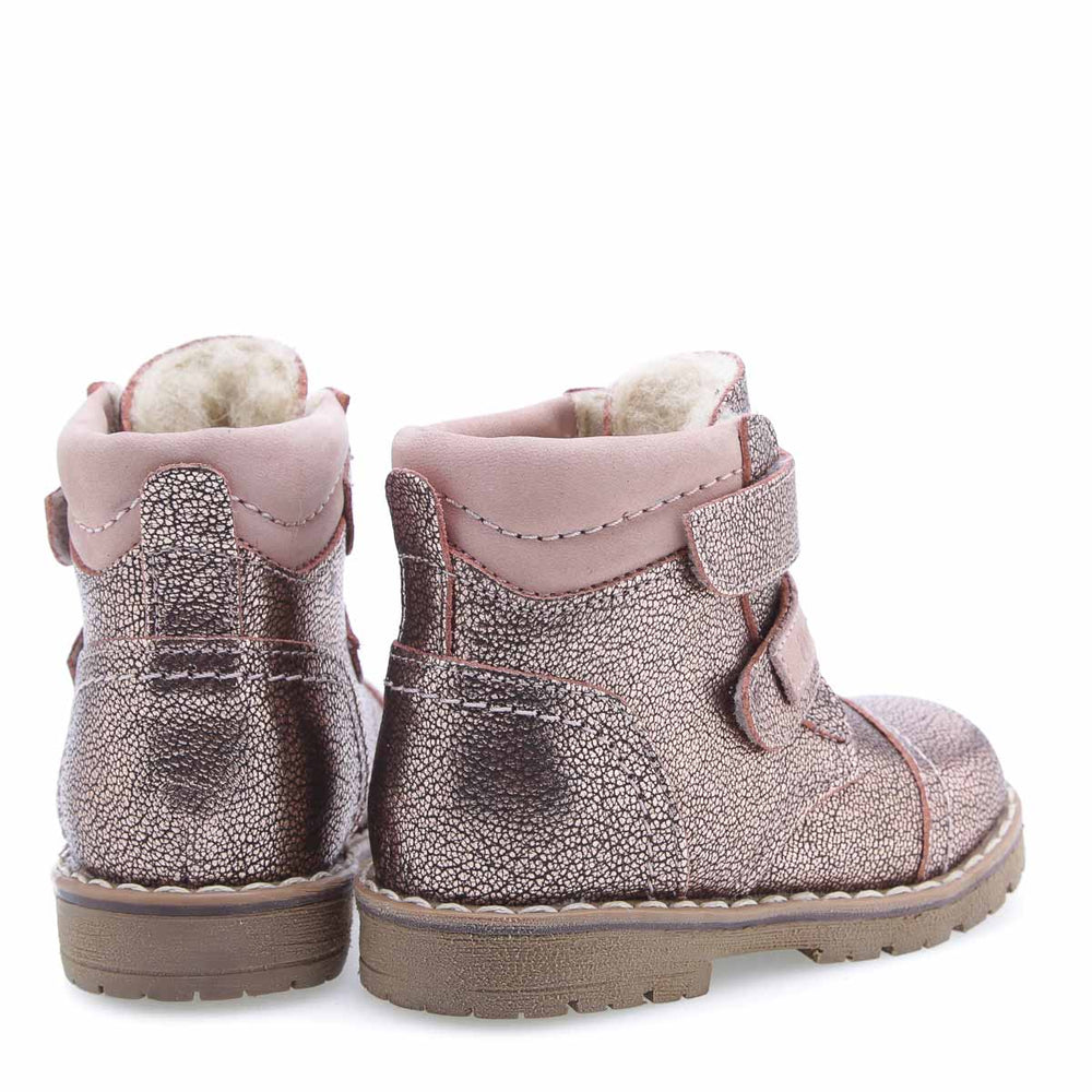 (EV2447A-18 / EV2448A-18/ E2447A-18) Emel rose gold winter shoes