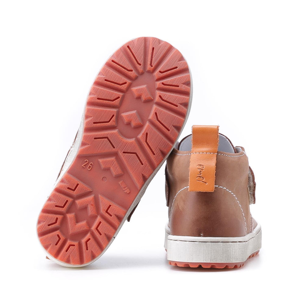 (2470-13 / 2489-13) Brown Velcro Trainers - MintMouse (Unicorner Concept Store)