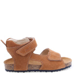 (E2508H-5) Emel  brown velcro sandals