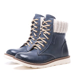 Emel navy winter lace-up shoes (2646-8 / 2526-8) - MintMouse (Unicorner Concept Store)