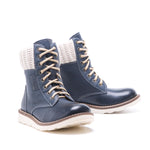 Emel navy winter lace-up shoes (2646-8 / 2526-8) - MintMouse (Unicorner Concept Store)