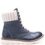 (EV2646-8 / EV2526-8)Emel navy winter lace-up shoes