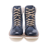 Emel navy winter lace-up shoes (2646-8 / 2526-8) - MintMouse (Unicorner Concept Store)