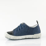 (2592-2) Navy Girl Low Lace Up Trainers - MintMouse (Unicorner Concept Store)