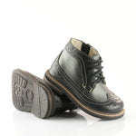 Emel Black Brogue Lace Up Boots (2608A-5) - MintMouse (Unicorner Concept Store)