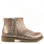(2614-10) Emel ankle boots brogue bronz