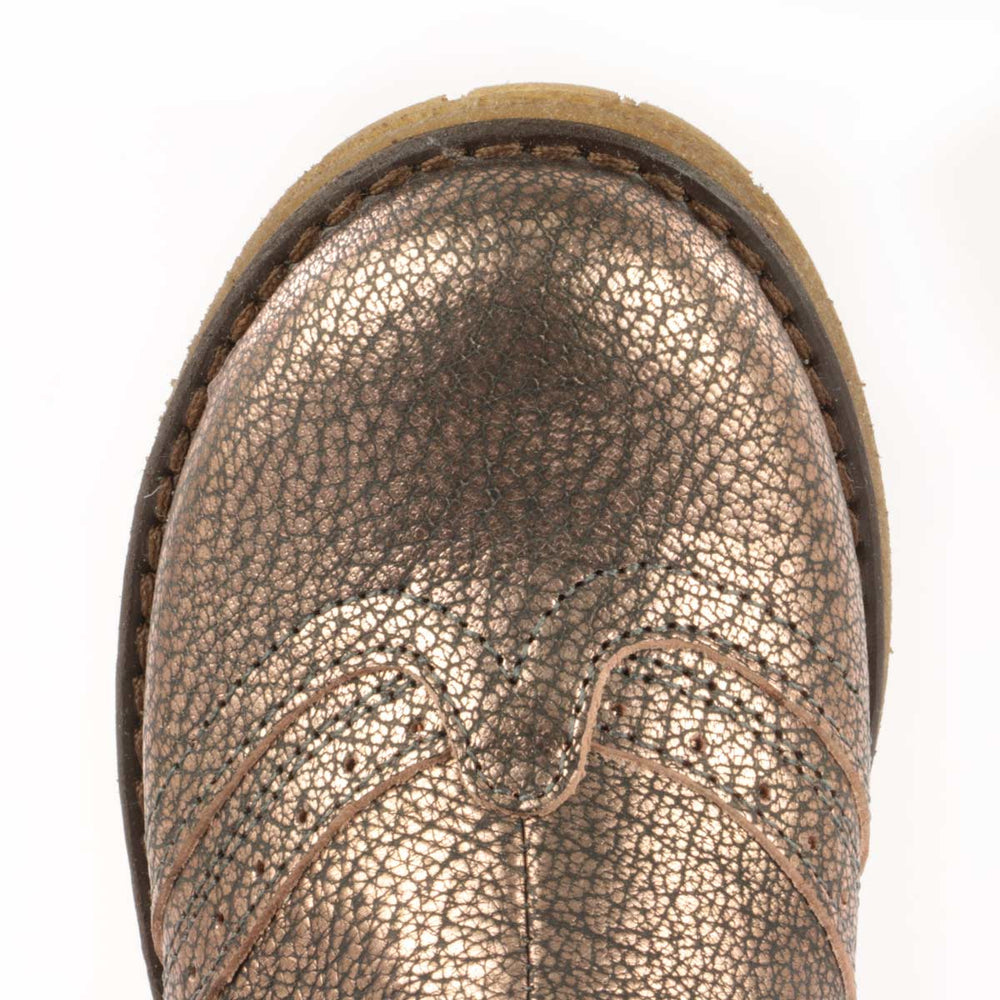 (2614-10) Emel ankle boots brogue bronz