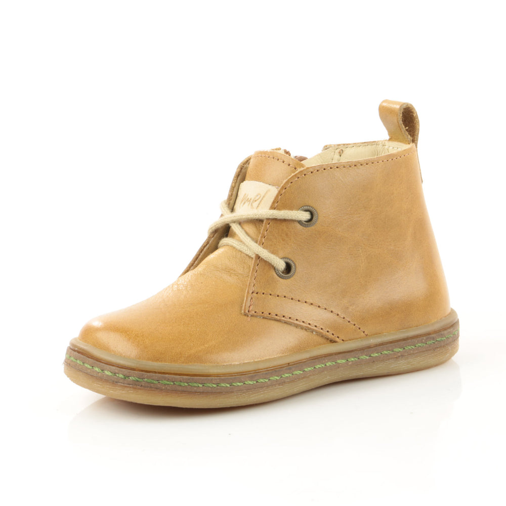 (2621-6) Emel mustard lace-up shoes with zipper - MintMouse (Unicorner Concept Store)