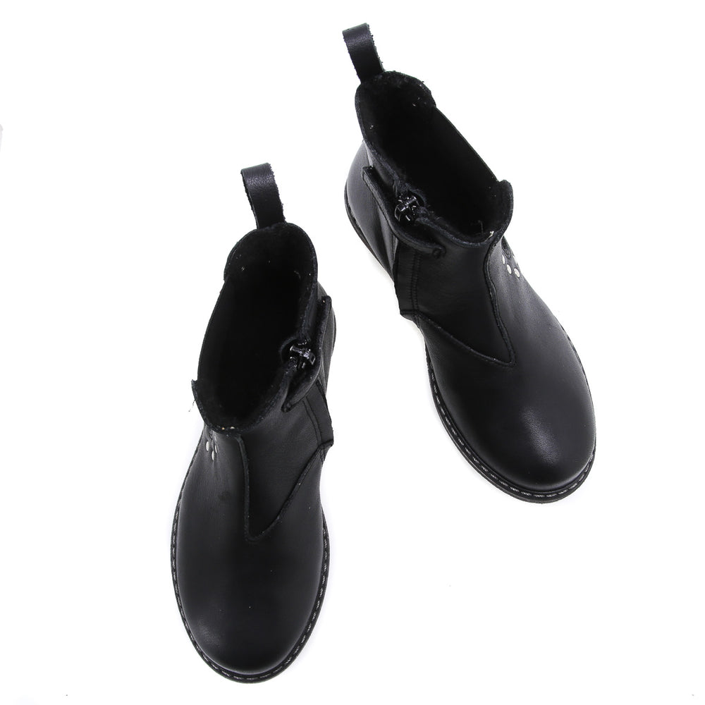 (2623B-1) Ankle Boot black studs