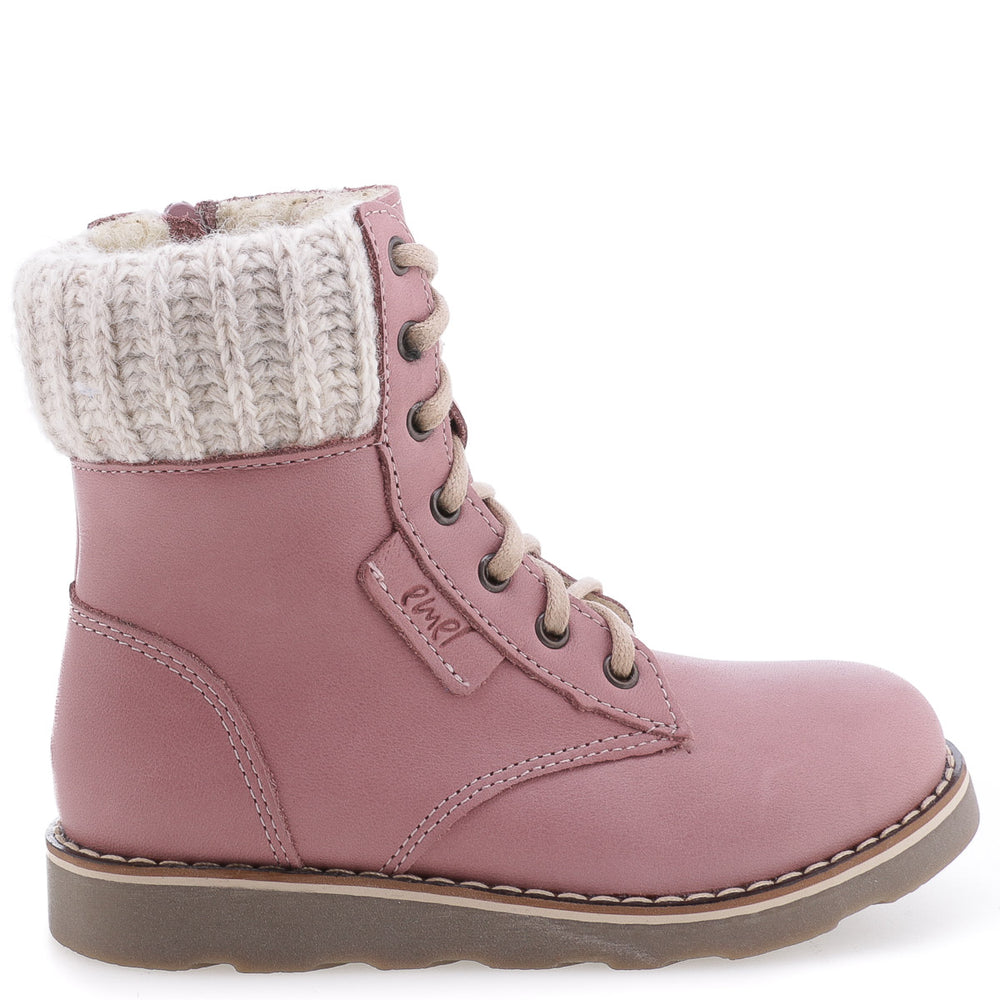 (EV2646-20 / EV2526-20) Emel dirty pink winter lace-up shoes