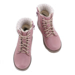 (EV2646-20 / EV2526-20) Emel dirty pink winter lace-up shoes